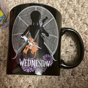 Black and Orange Gothic Dining Mug